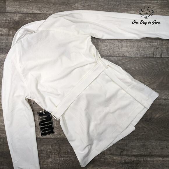 HAVE Long Sleeve Belted Jacket Size S - Picture 5 of 5